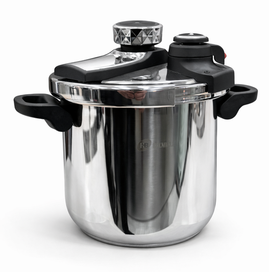 Cocotte-Minute Brendelli Inox 4+7L | طنجرة ضغط اينوكس أصلية
