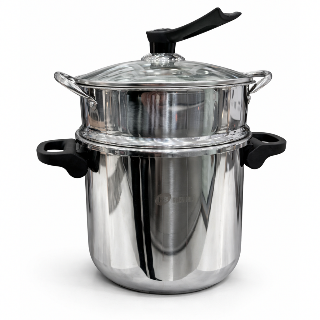 Cocotte-Minute Brendelli Inox 4+7L | طنجرة ضغط اينوكس  أصلية