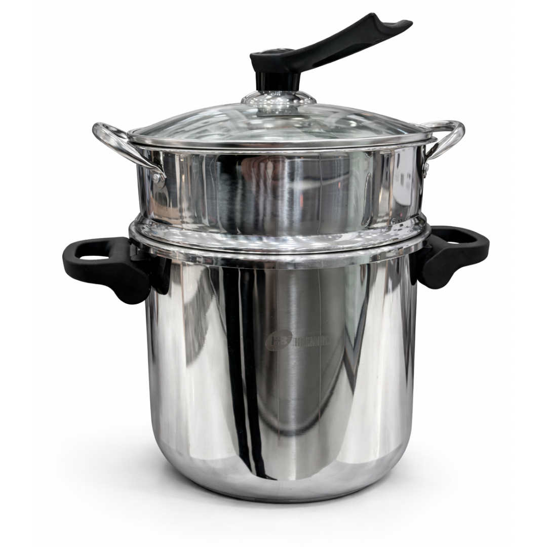 Cocotte-Minute Brendelli Inox 4+7L | طنجرة ضغط اينوكس  أصلية
