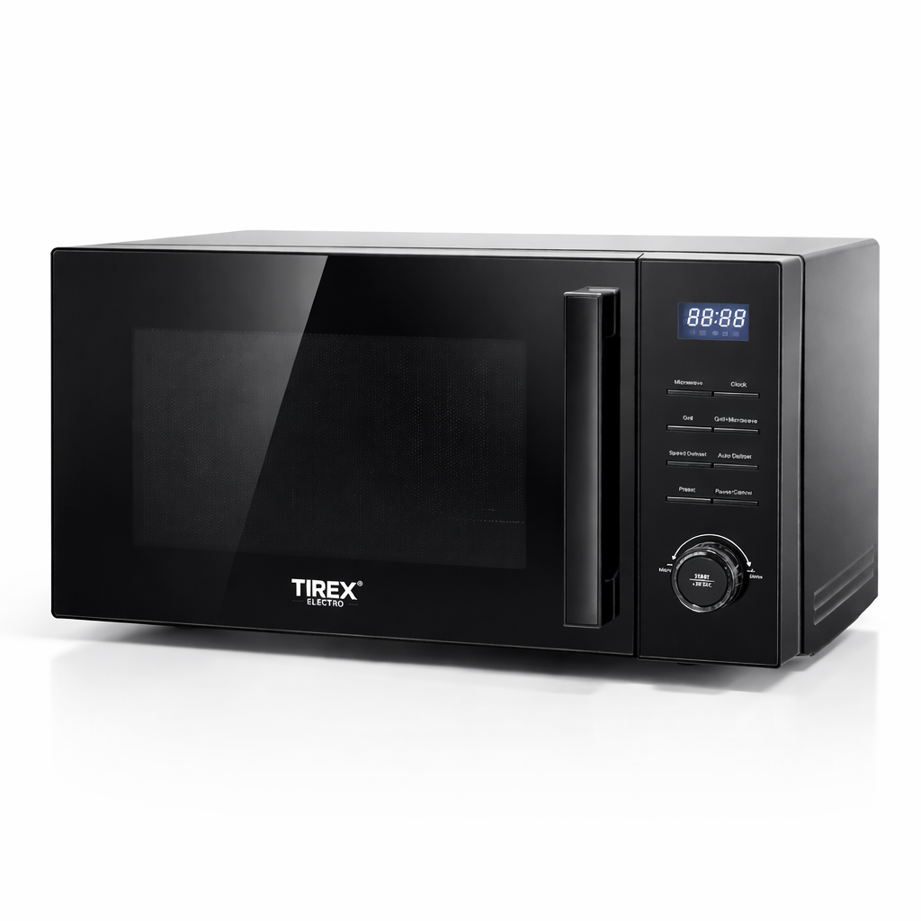 Micro-ondes TIREXX Grill 🔥
🍗 ميكرووند + Grill في جهاز واحد ⚡ قوة 900W سعة 25 لتر