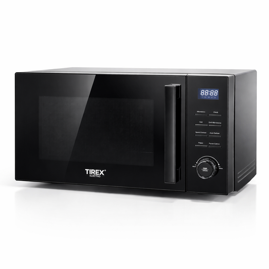 Micro-ondes TIREXX Grill 🔥
🍗 ميكرووند + Grill في جهاز واحد ⚡ قوة 900W سعة 25 لتر