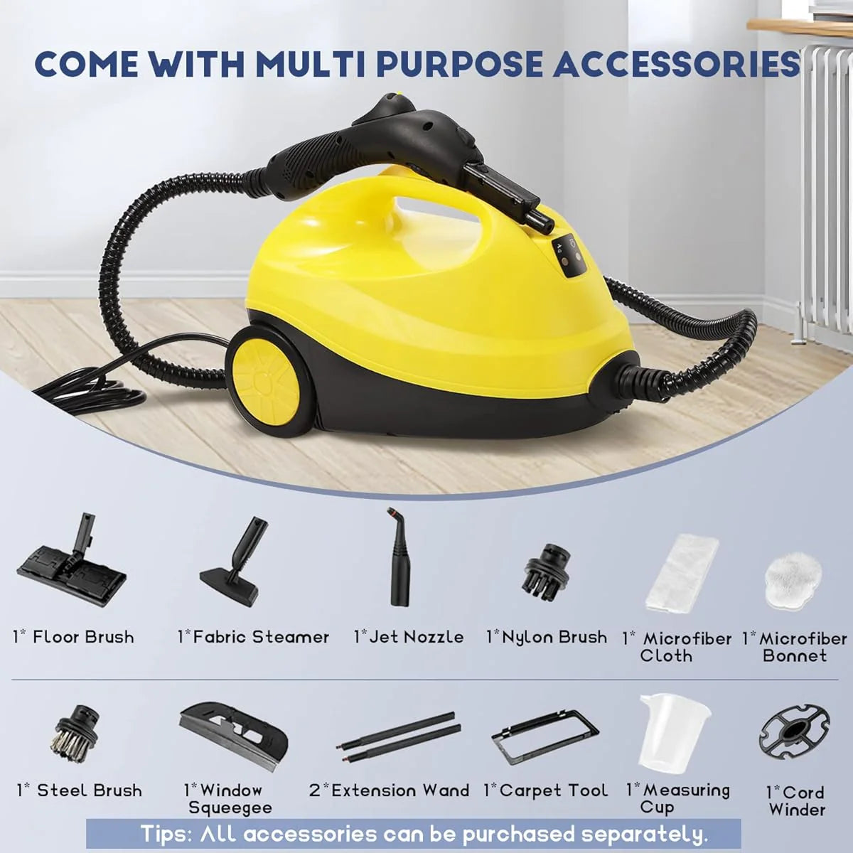 🔥منظف بالبخار NETOYER A VAPEUR SONASHI STC-9040 2000w ✅